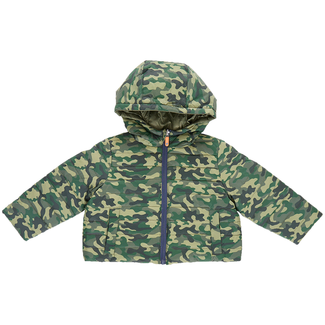 Riley Reversible Jacket - Green Camo