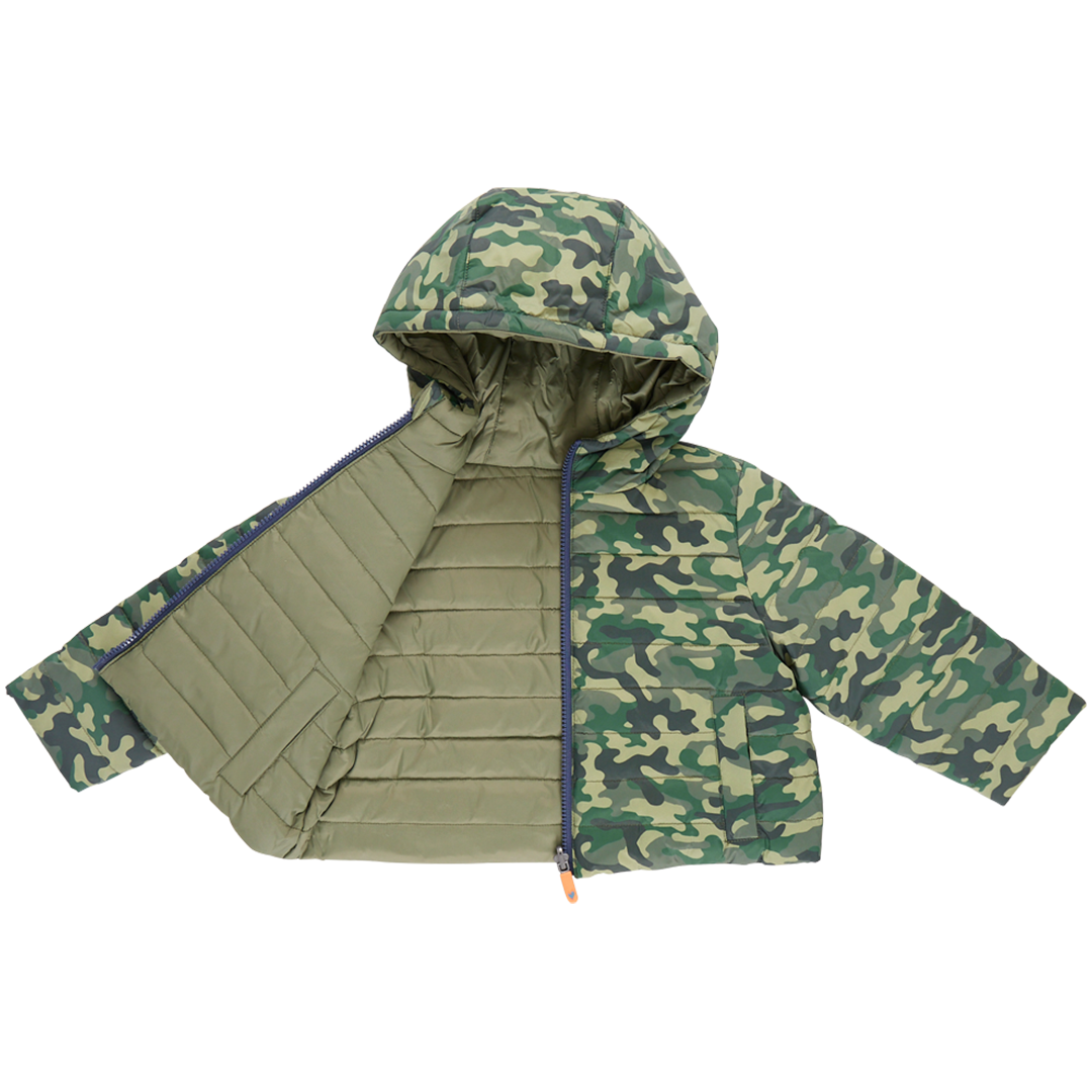 Riley Reversible Jacket - Green Camo