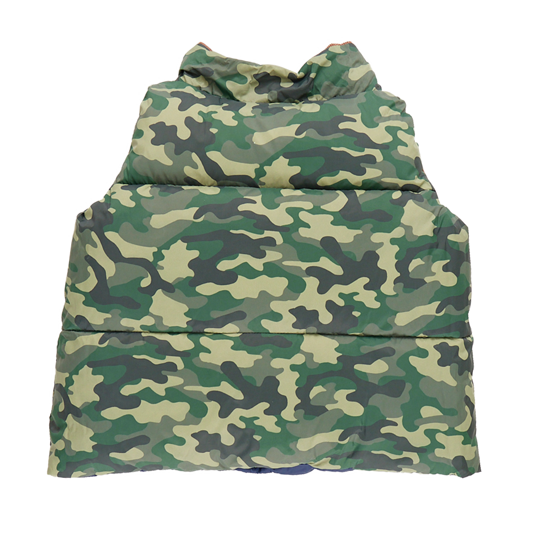 Reversible River Vest - Green Camo