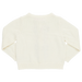 back of cream colored cardigan