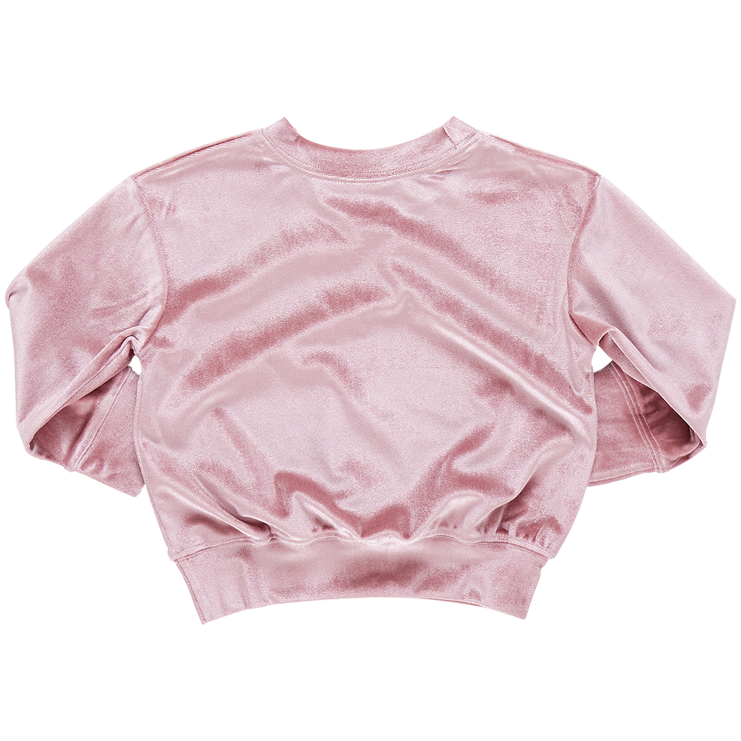 Velour Sweatshirt - Mauve