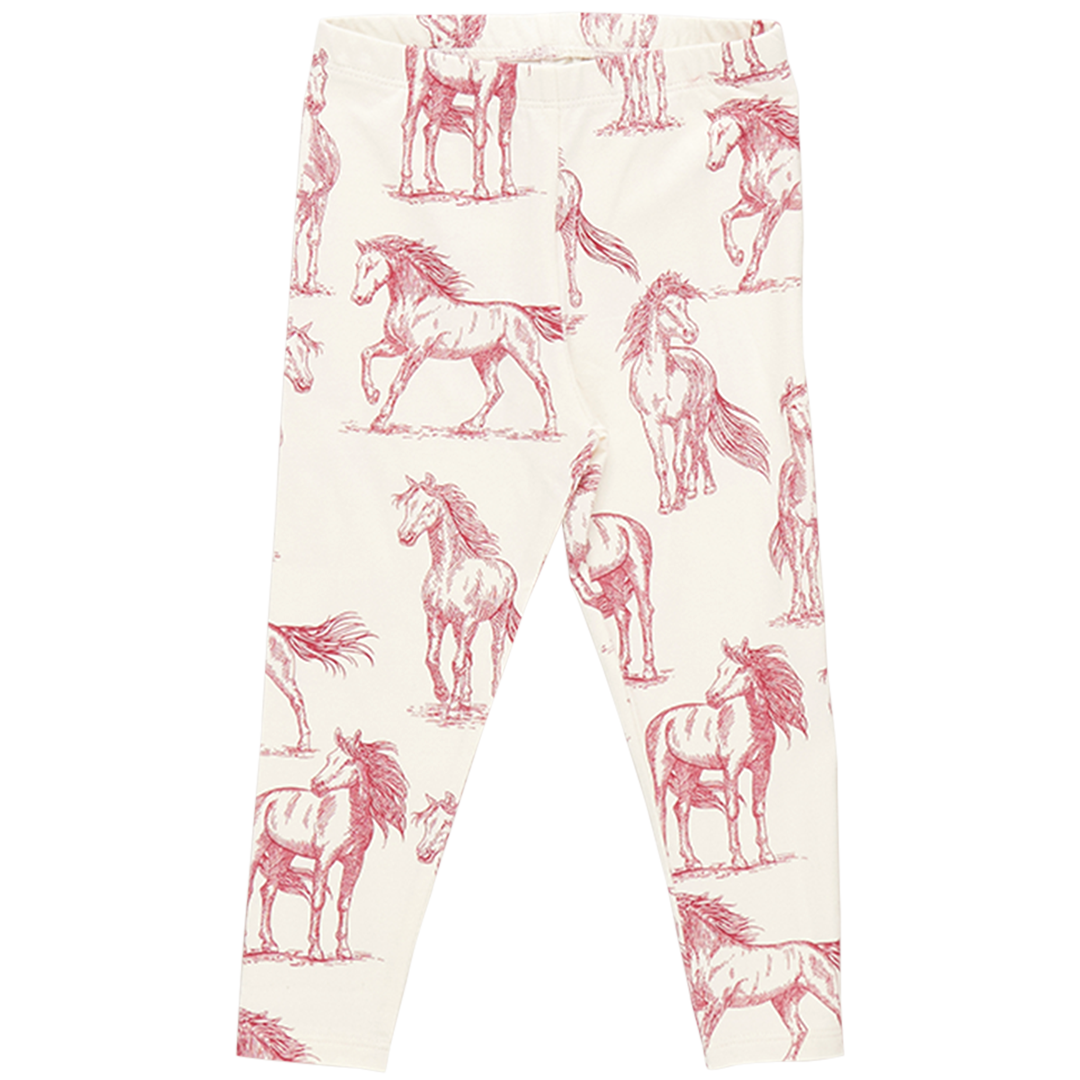 Legging - Vintage Rose Horses