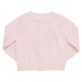 back of pink cardigan