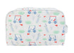 Dopp Kit with golf-themed pattern on a white background