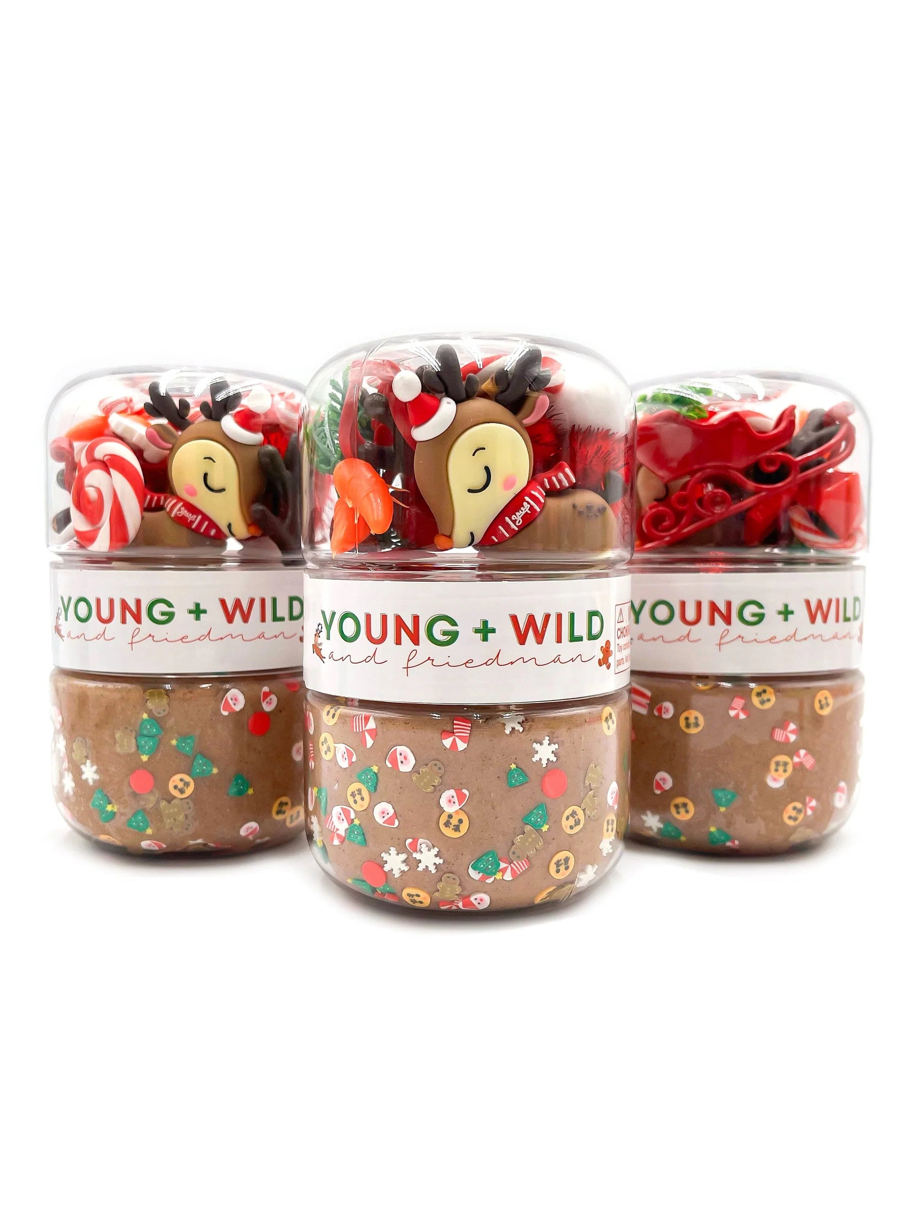 Grab & Go Dough Jar - Reindeer