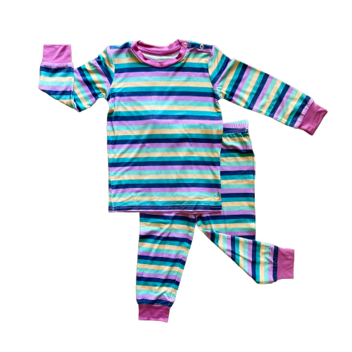 Longsleeve PJ Set - Solar Stripe (Girl)