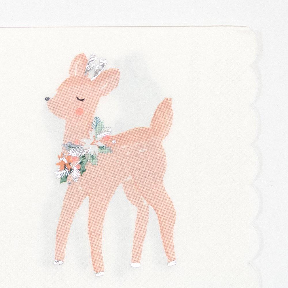 Paper Napkins - Pastel Deer