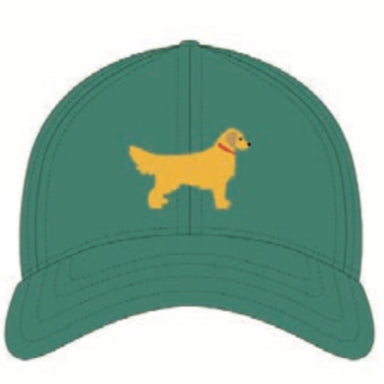 Baseball Hat (Adult) - Golden Retriever on Moss Green - Collins & Conley