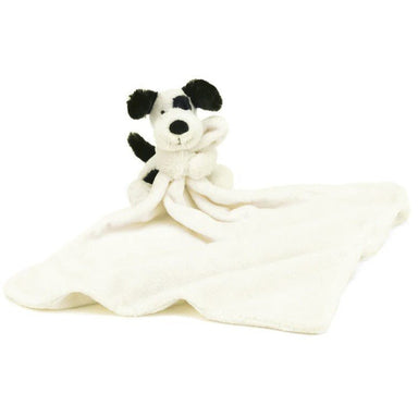 Bashful Black & Cream Puppy Soother - Collins & Conley