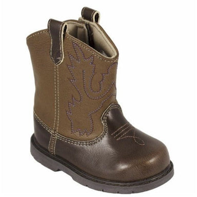 Boots - Miller Toddler Brown Rounded Toe - Collins & Conley