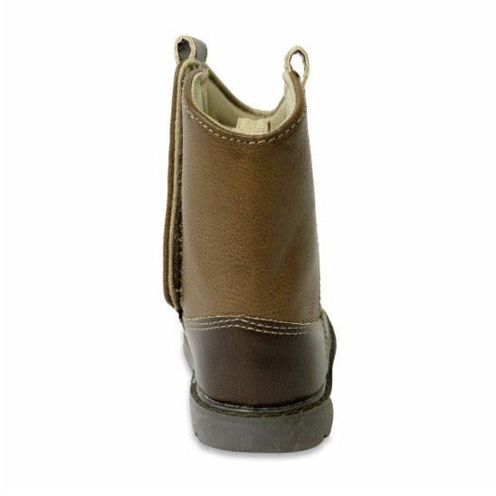 Boots - Miller Toddler Brown Rounded Toe - Collins & Conley