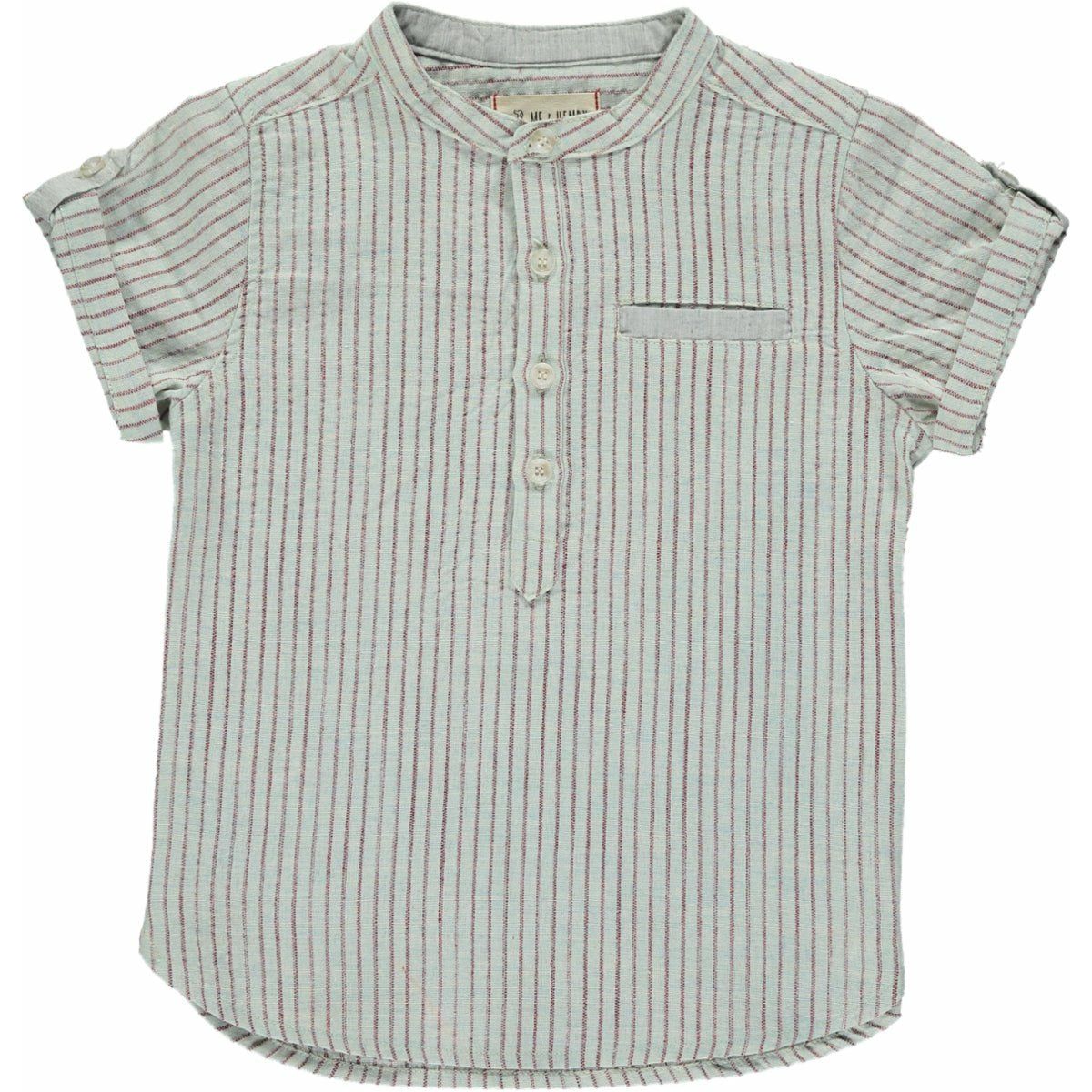 Boy's Shirt - Cream/Red Stripe - Collins & Conley