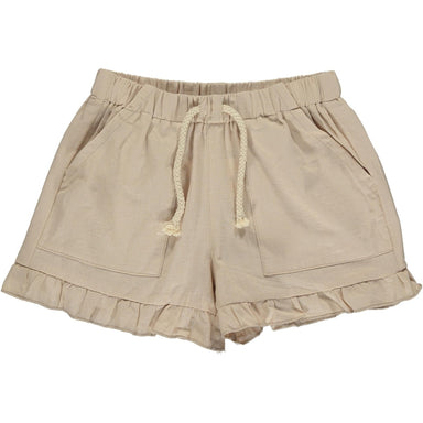 Brynlee Ruffle Shorts - Stone - Collins & Conley