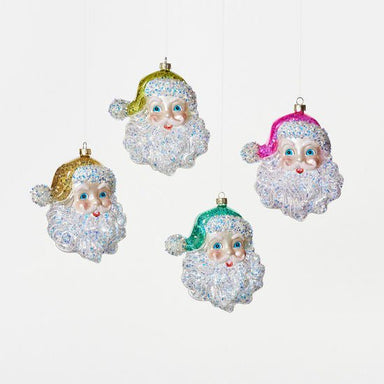 Cheerful Santa Ornament - Collins & Conley