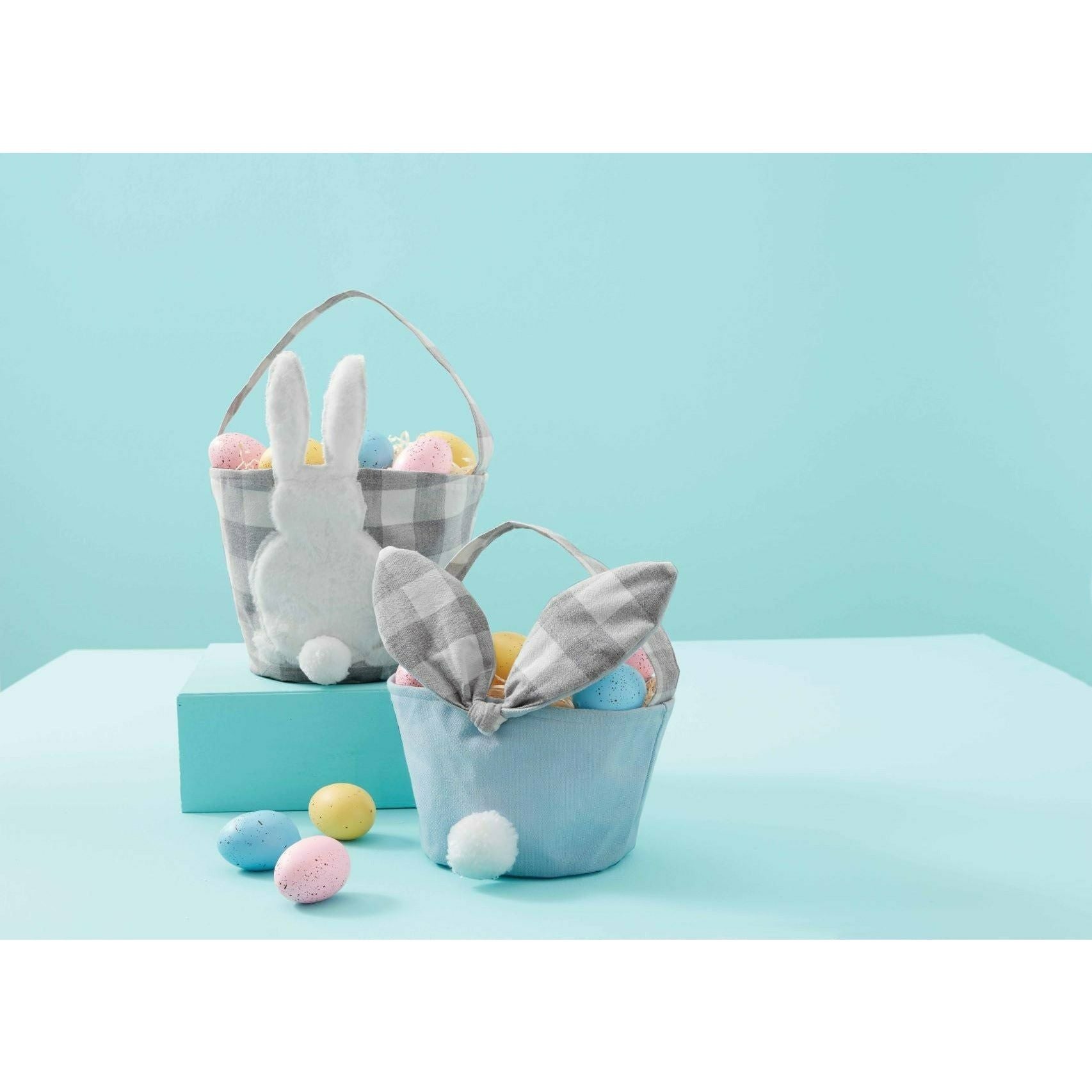 Easter Basket Set - Gingham Blue - Collins & Conley