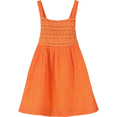 Gauze Tulum Dress - Distressed Orange - Collins & Conley