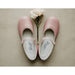 Girl's Shoe - Blush Pink Scallop Mary Jane - Collins & Conley