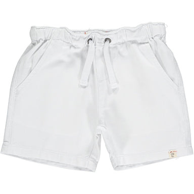 Hugo Twill Shorts - White - Collins & Conley