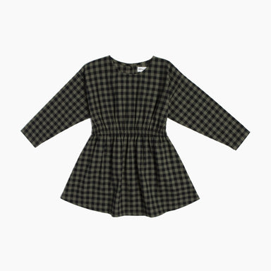 Longsleeve Flannel Dress - Pine Checkered - Collins & Conley