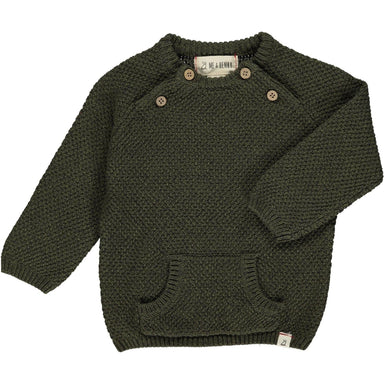 Morrison Baby Sweater - Green - Collins & Conley
