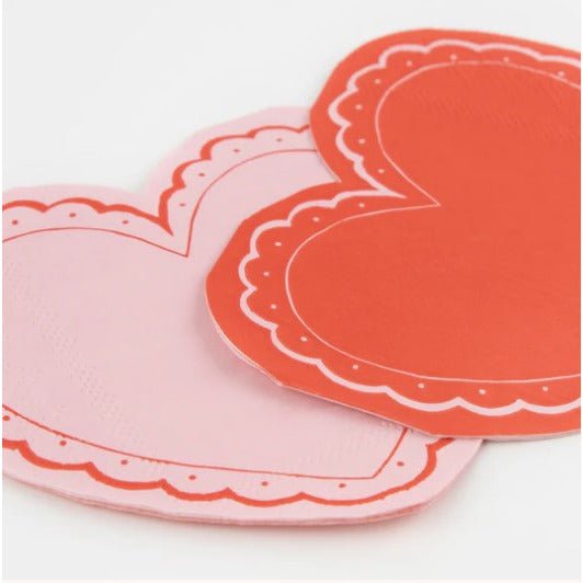 Napkins - Small Lacy Heart - Collins & Conley