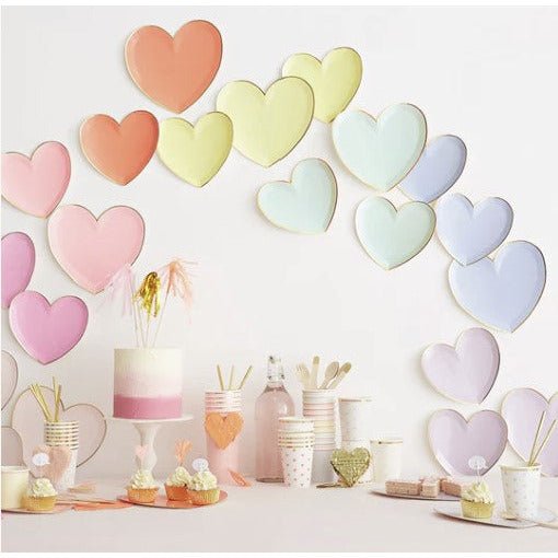 Napkins - Small Party Palette Heart - Collins & Conley