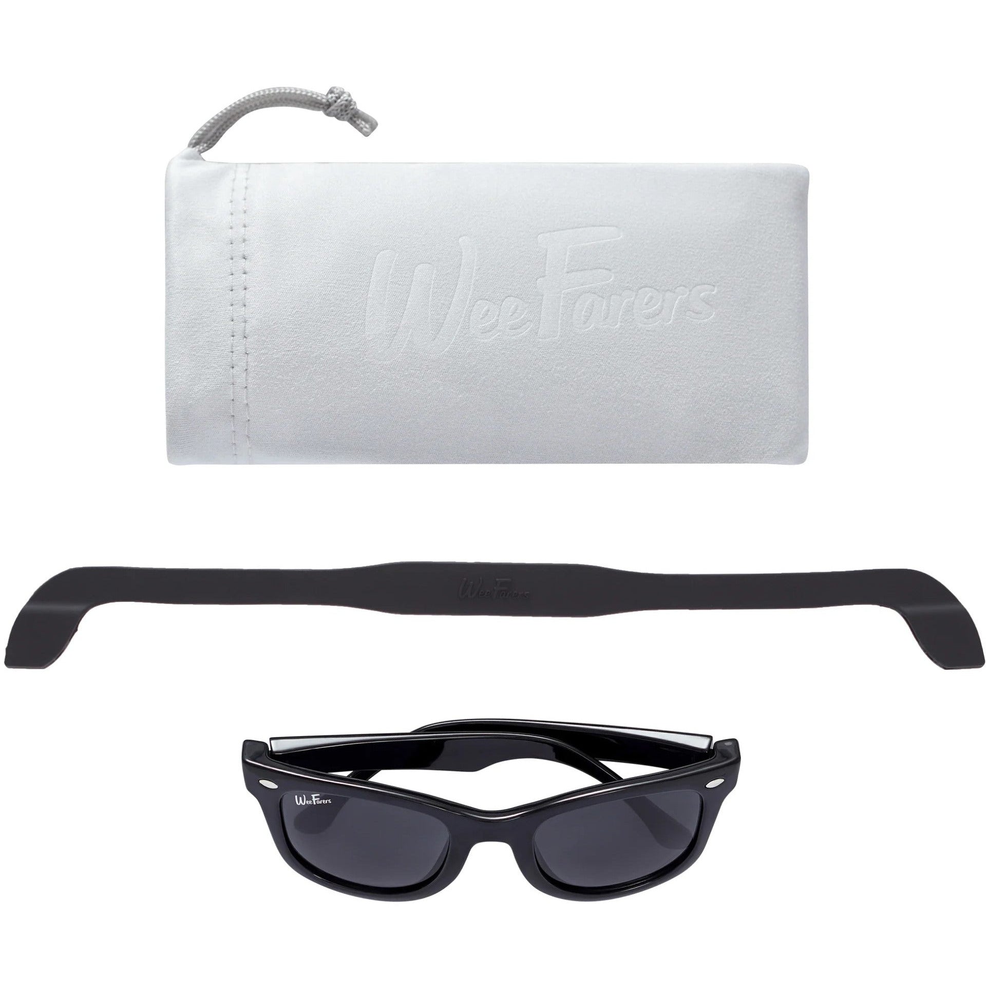 Polarized Sunglasses - Black w/ Ocean Blue - Collins & Conley