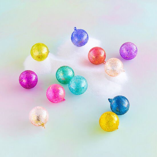 Rainbow Sparkle Ball Ornament - Collins & Conley