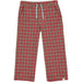 Rockford Lounge Pant (Mens) - Red/Brown Plaid - Collins & Conley