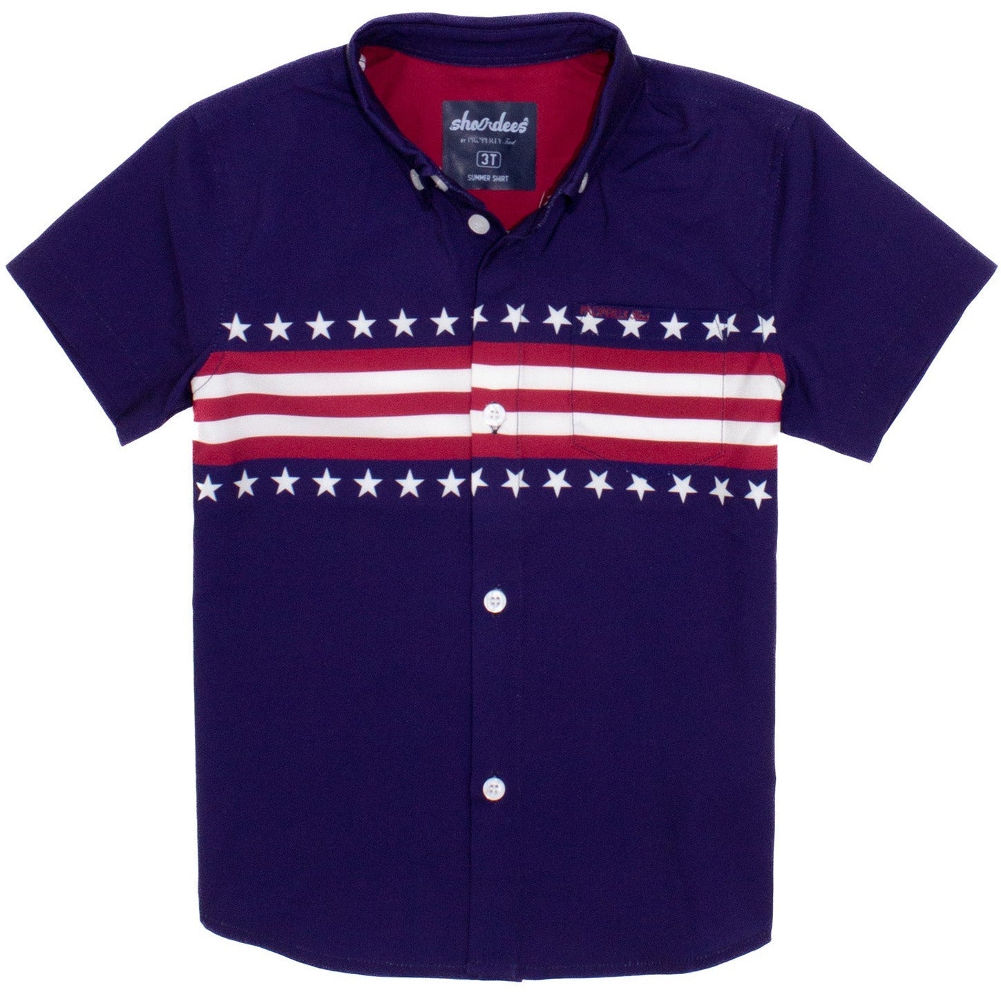 Shordees Summer Shirt - USA - Collins & Conley