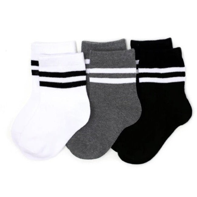 Socks - Monochrome Stripe Midi - Collins & Conley