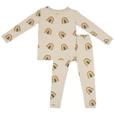 Toddler Pajama Set - Rainbow on Oat - Collins & Conley