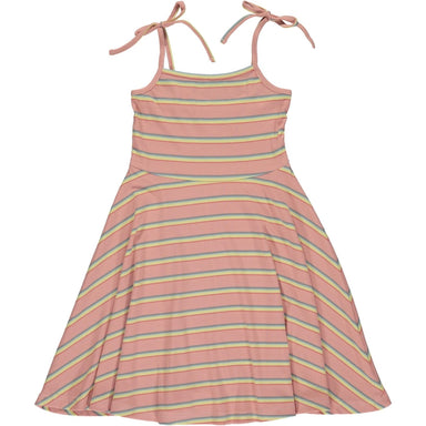 Tori Dress - Pink Rib Stripe - Collins & Conley