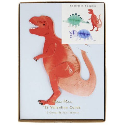 Valentine Cards - Dinosaur - Collins & Conley