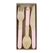 Wooden Cutlery Set - Pink - Collins & Conley